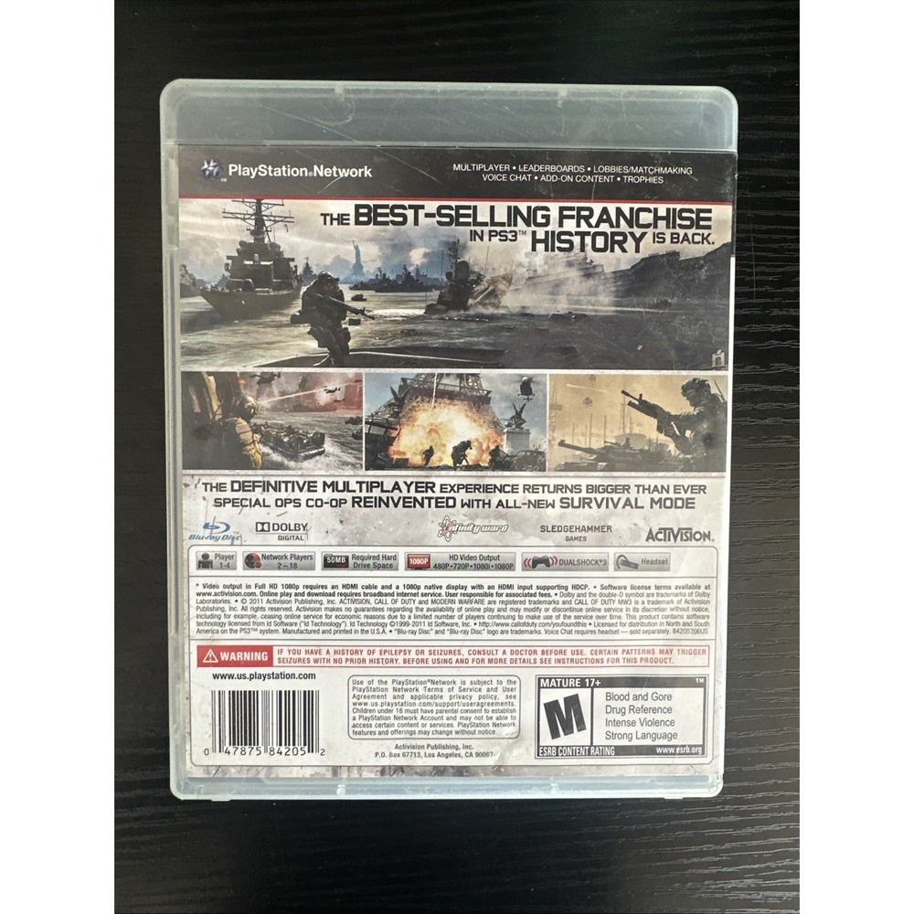 Call of Duty: Modern Warfare 3 -‎ Sony PlayStation 3 - Picture 3 of 5